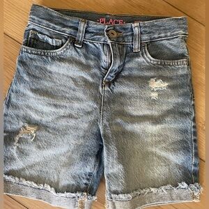 Childrens Place Denim Midi Shorts